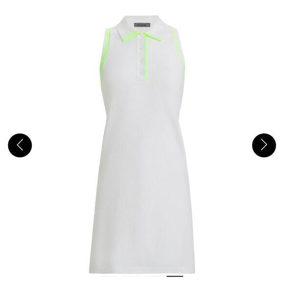 G/FORE Womens Cotton Pique SL Polo Dress NWT Large - Picture 8 of 11